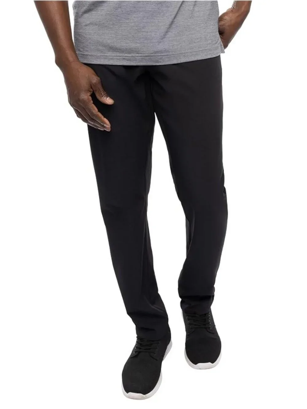 Travis Mathew Men's Out Early Pant Black Size 34 Performance Casual Golf 1MY796